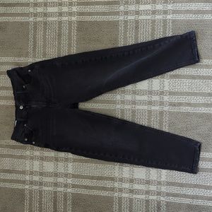 Gap high rise mom jeans in black